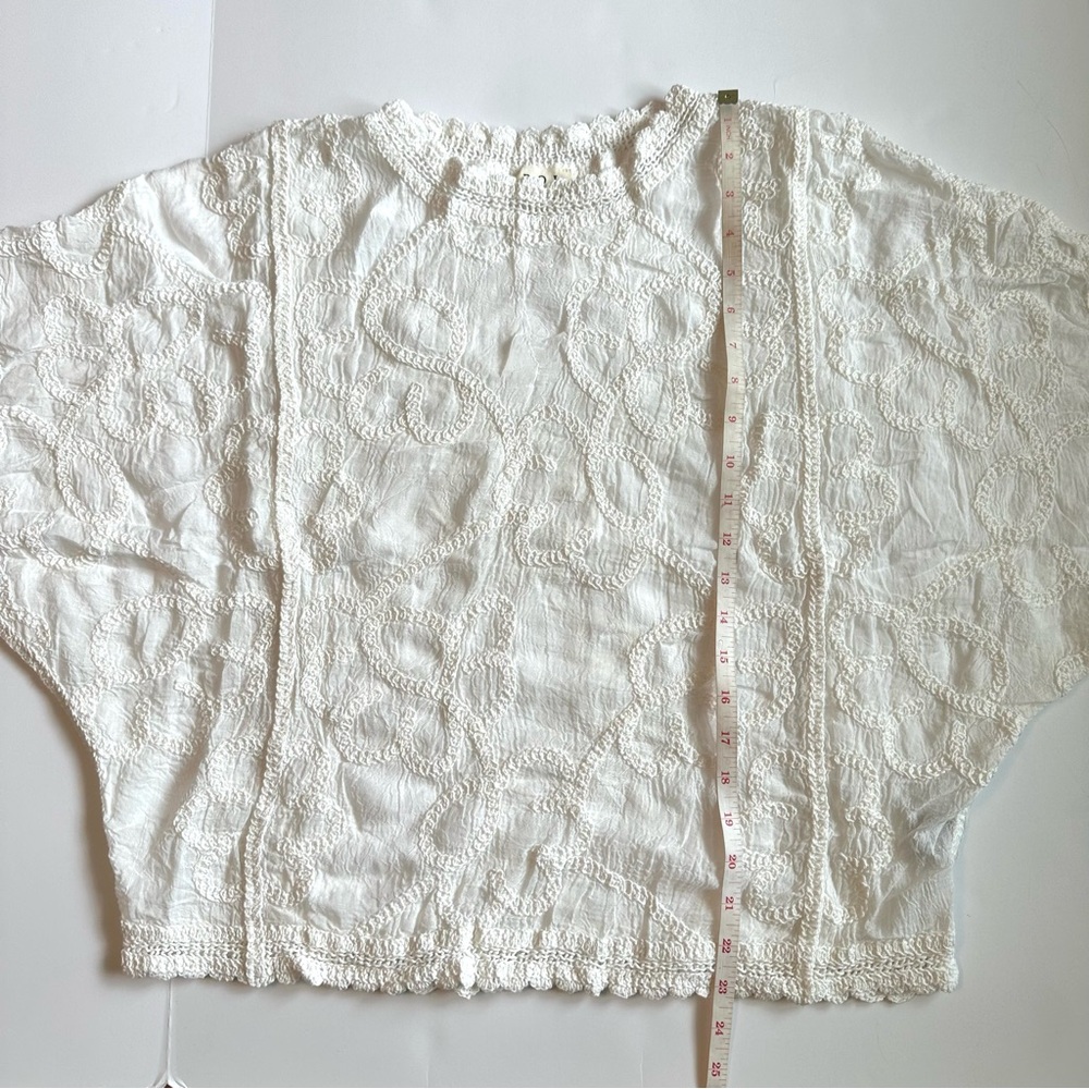 POL White Embroidered Top - Picture 6 of 6